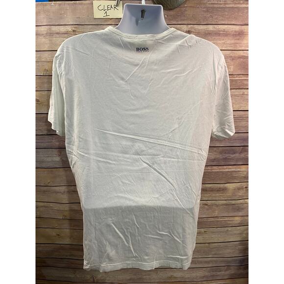 Hugo Boss White T-Shirt – Logo Front & Back – Regular Fit – Size XXL - Picture 2 of 11